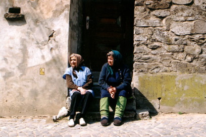 Locals, Sigisoara, Romania